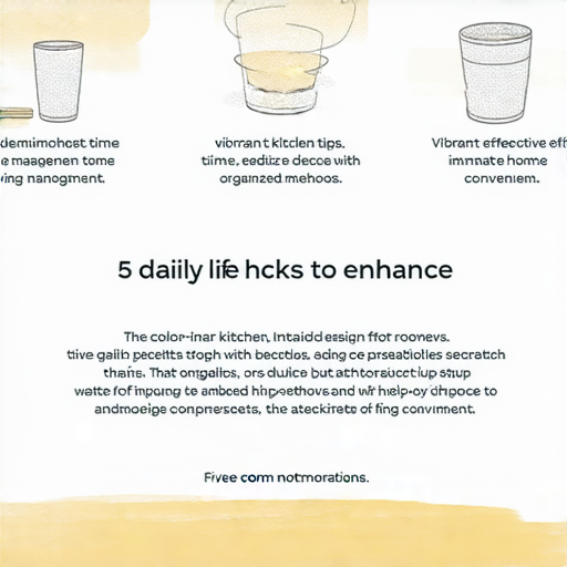 「揭開便利生活的神秘面紗！你不知道的五個日常小技巧！」