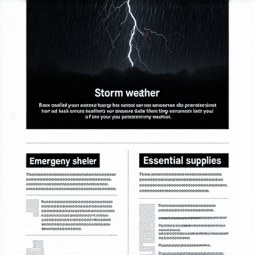 "黑色暴雨警告！了解如何在惡劣天氣中保障安全，別錯過這些必備資訊！"