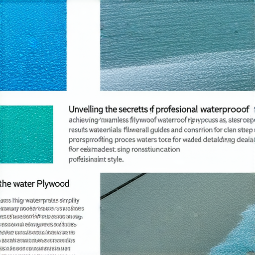 「揭開板膠防水的秘密：你也能輕鬆實現完美防水效果！」