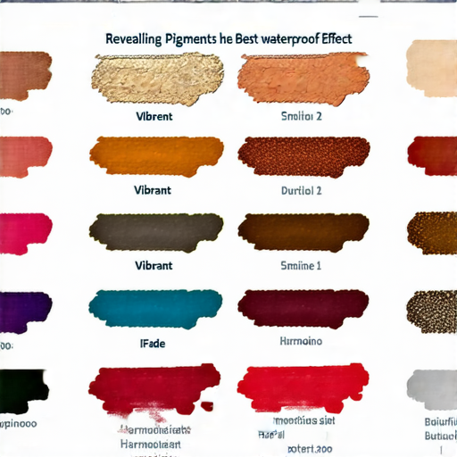 「揭開力顏料的秘密：如何選擇完美的防水效果，讓你的藝術作品永不褪色！」