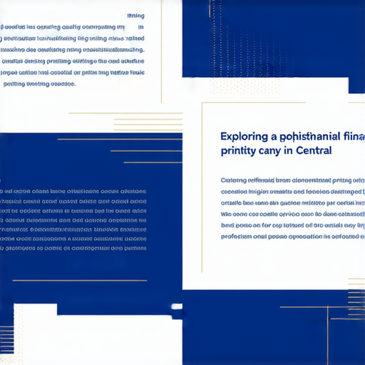 「探索中環財經印刷公司！如何助您提升品牌價值？」