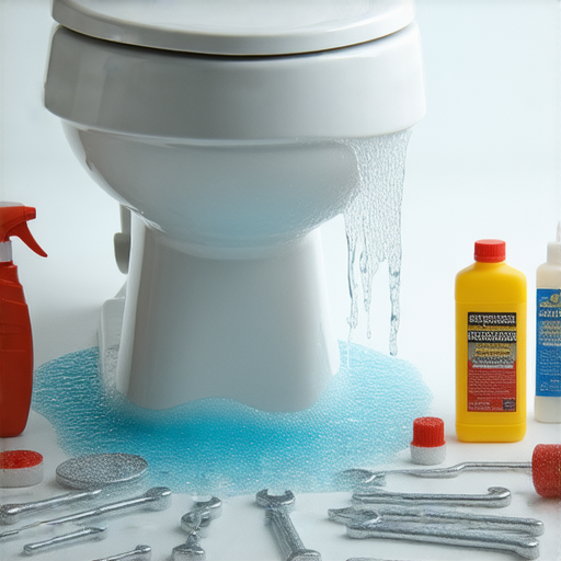 「發現馬桶邊緣漏水的驚人真相！快來學習如何快速修復！」