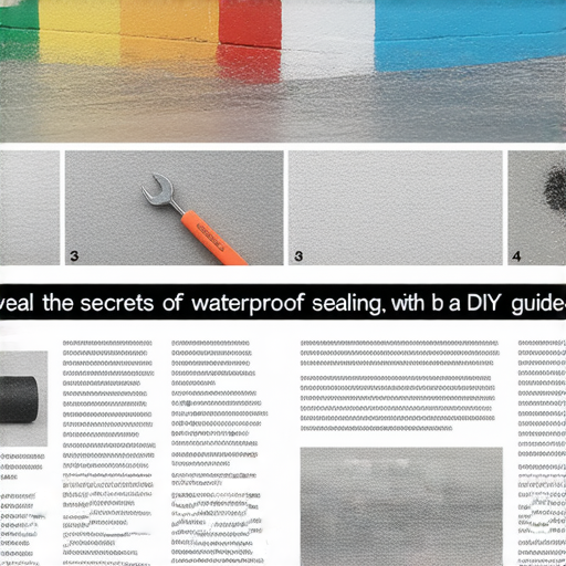 「揭開縫膠防水的秘密—這些DIY技巧讓你的生活無懼潮濕！」