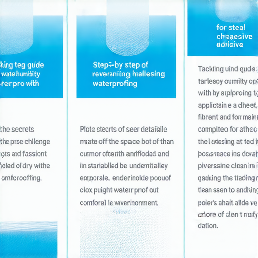 揭開貼膠防水的神秘面紗！教你如何輕鬆應對潮濕挑戰！