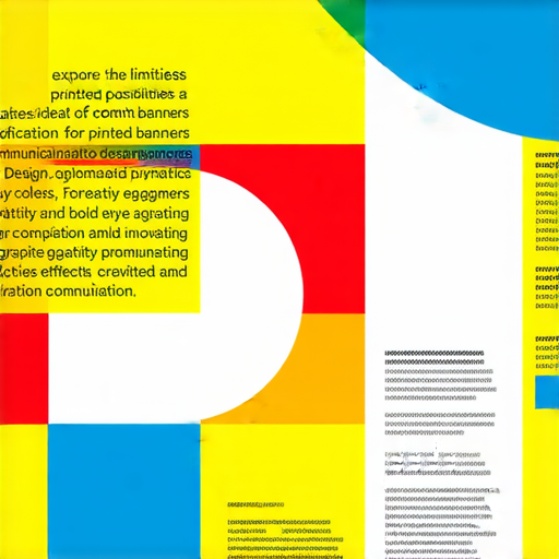 「探索印刷橫幅的無限可能，立即揭開創意的新篇章！」