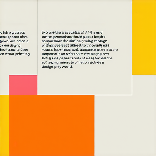 「探索A4與其他紙張尺寸的秘密，揭開印刷世界的新可能性！」