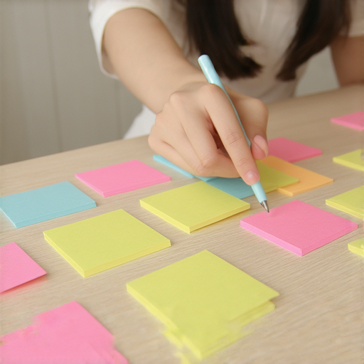 「發現便條的魅力！從女孩便利貼到訂製選擇，讓創意為生活加分！」