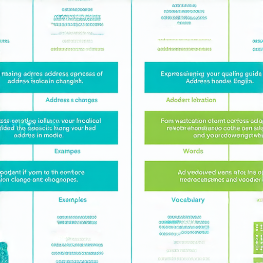 「搬遷英英文揭秘：如何正確表達地址變更，讓你一學就會！」